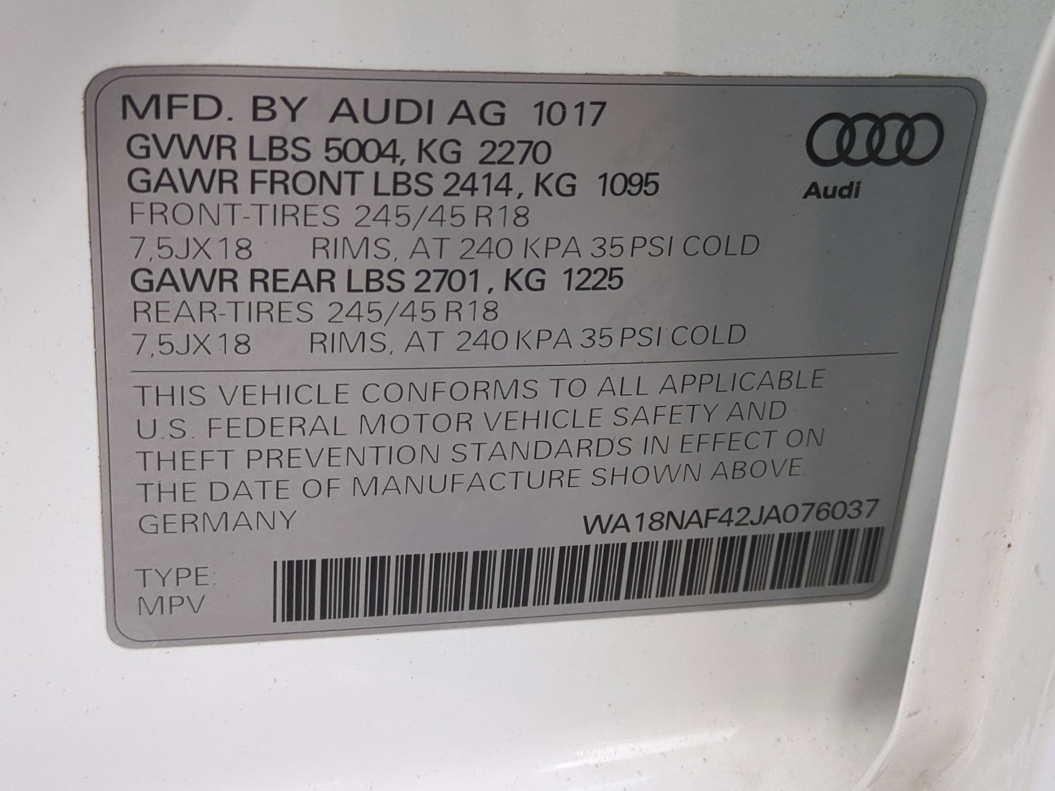 Used 2018 Audi A4 2.0T allroad Premium Plus image 36