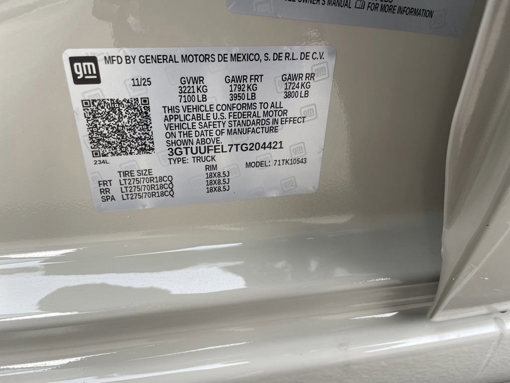 New 2026 GMC Sierra 1500 AT4X AWD/4WD image 30