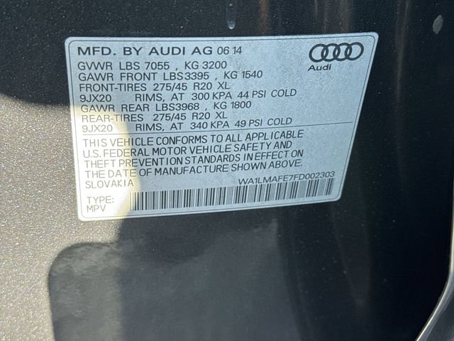 Used 2015 Audi Q7 TDI Premium Plus w/ Premium Plus Package AWD/4WD image 28