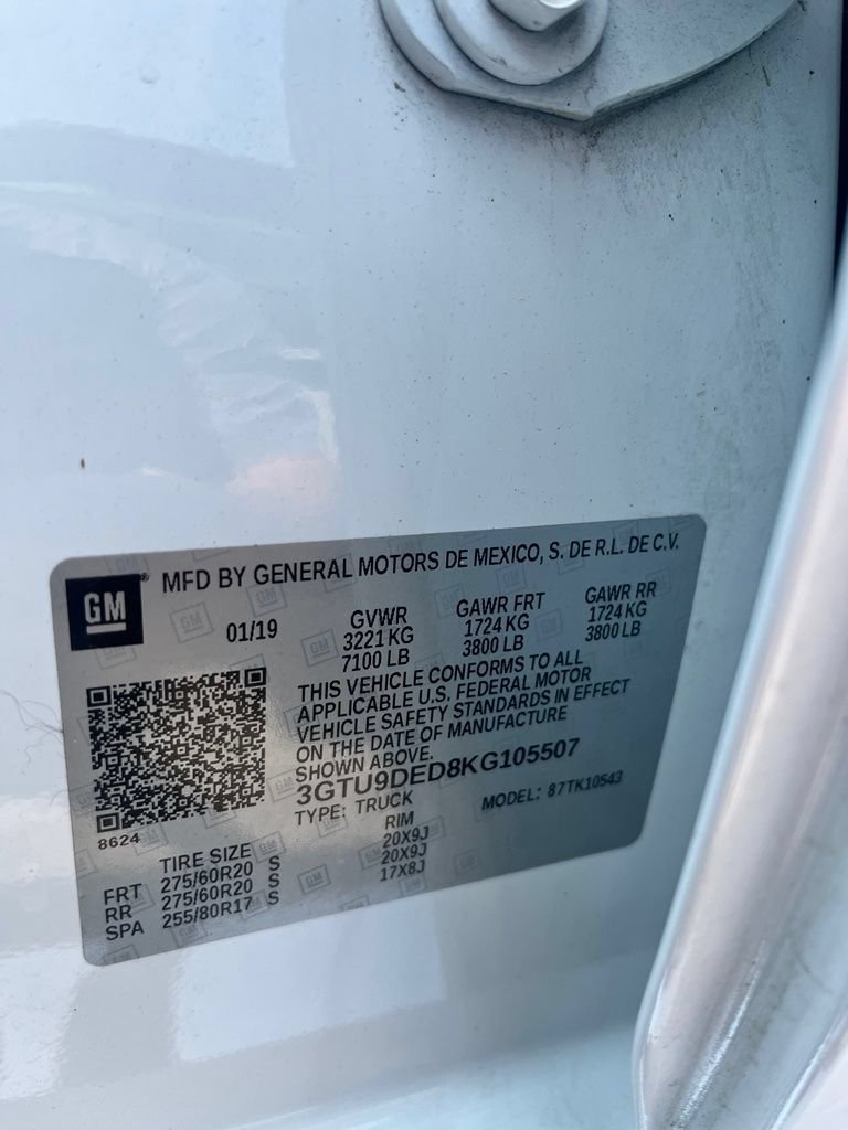 Used 2019 GMC Sierra 1500 SLT w/ SLT Premium Plus Package AWD/4WD image 10