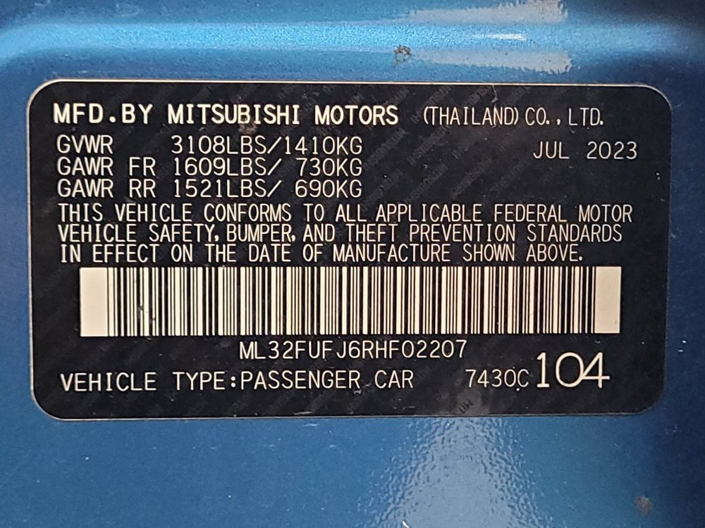 Used 2024 Mitsubishi Mirage G4 LE FWD image 33