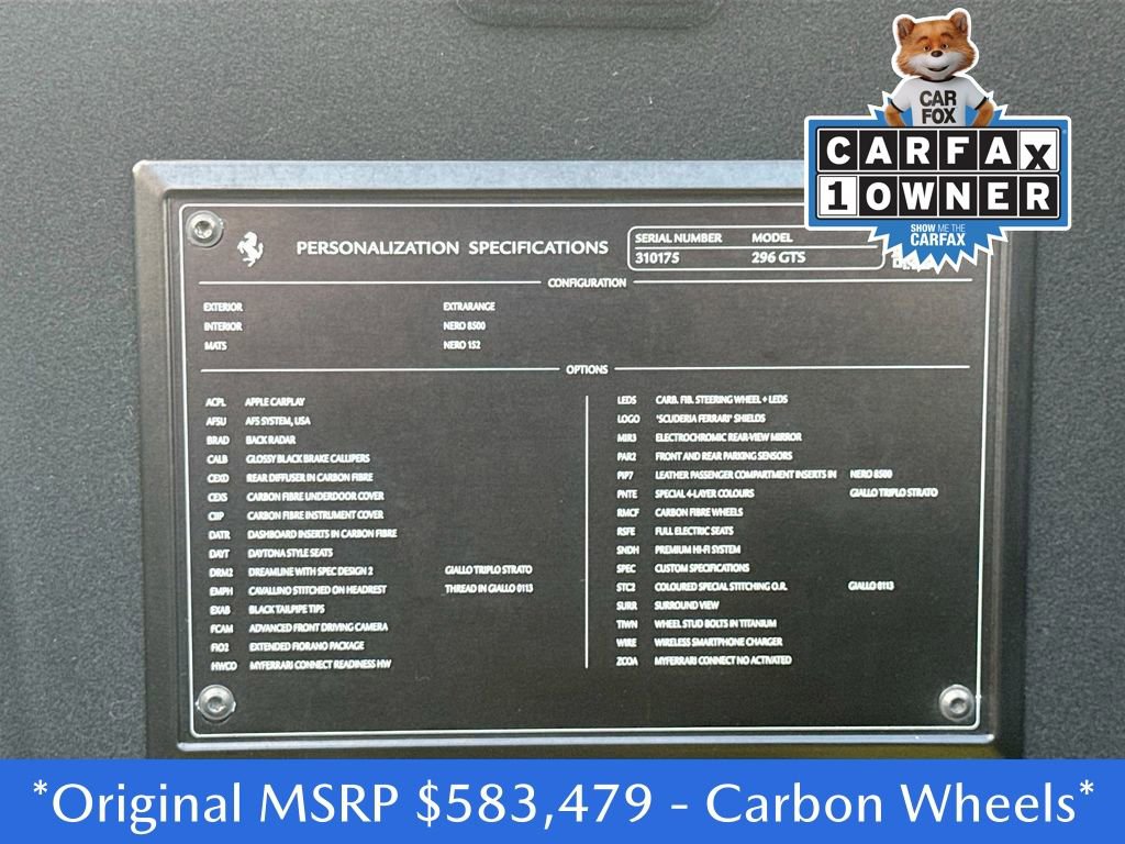 Used 2024 Ferrari 296 GTS image 45