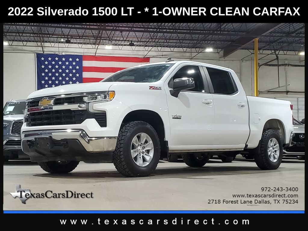 Used 2022 Chevrolet Silverado 1500 LT w/ Z71 Off-Road Package