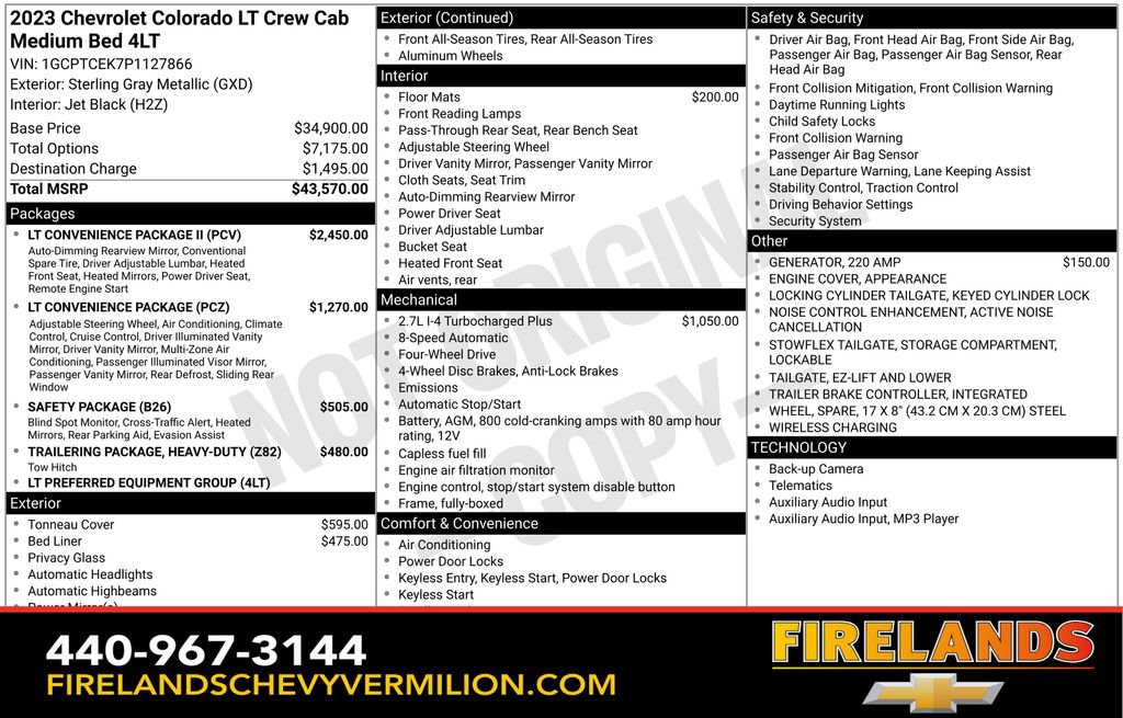 Used 2023 Chevrolet Colorado LT w/ LT Convenience Package II image 2