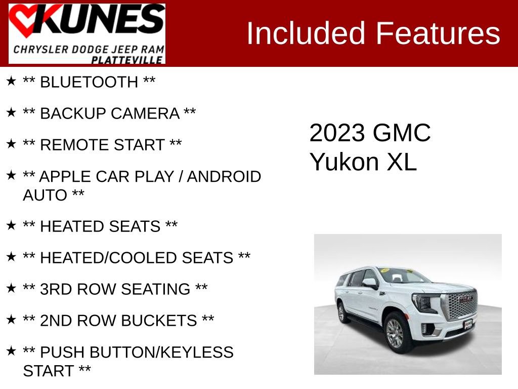 Used 2023 GMC Yukon XL Denali image 2