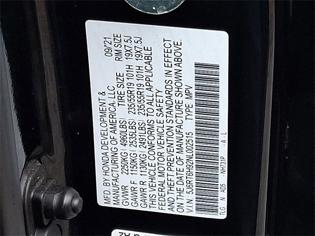 Used 2022 Honda CR-V Touring image 26