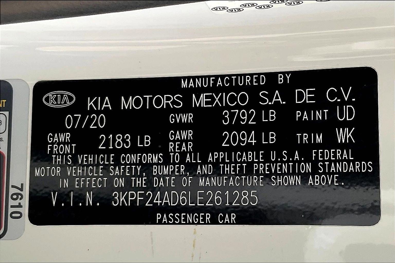 Used 2020 Kia Forte LXS FWD image 17