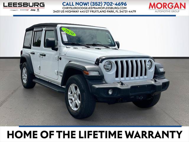 Certified 2020 Jeep Wrangler Unlimited Sport S AWD/4WD video 1