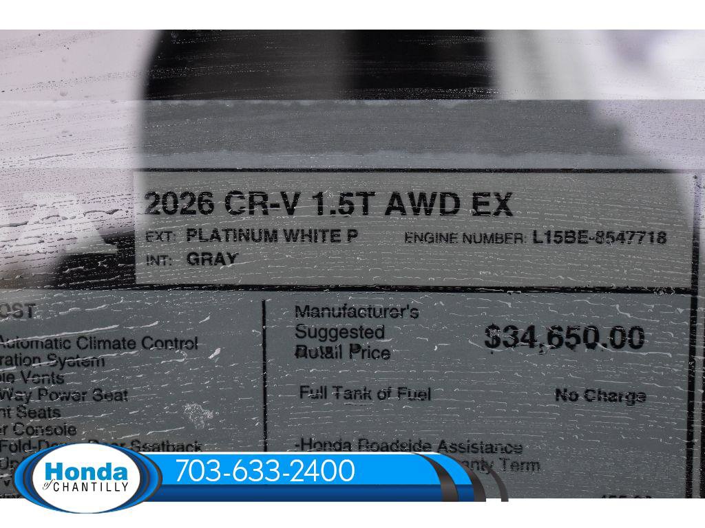 New 2026 Honda CR-V EX image 37