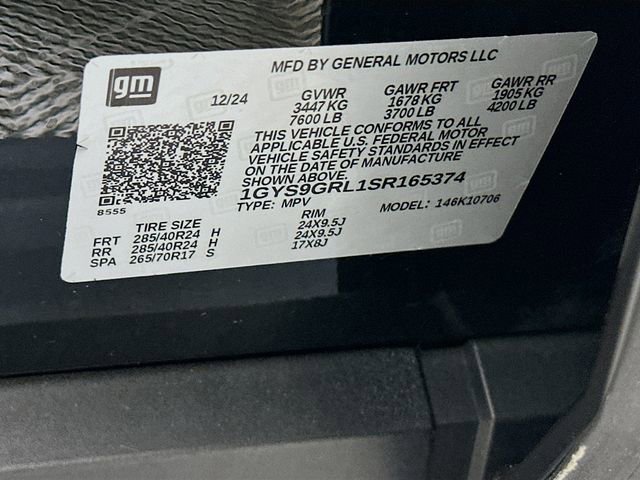 Certified 2025 Cadillac Escalade Sport Platinum w/ LPO, Floor Liner Package AWD/4WD image 35