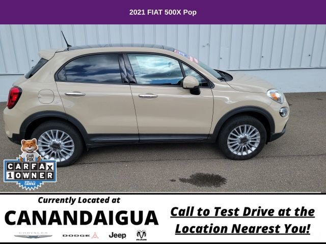 Used 2021 FIAT 500X Pop w/ Pop Value Package AWD/4WD image 3