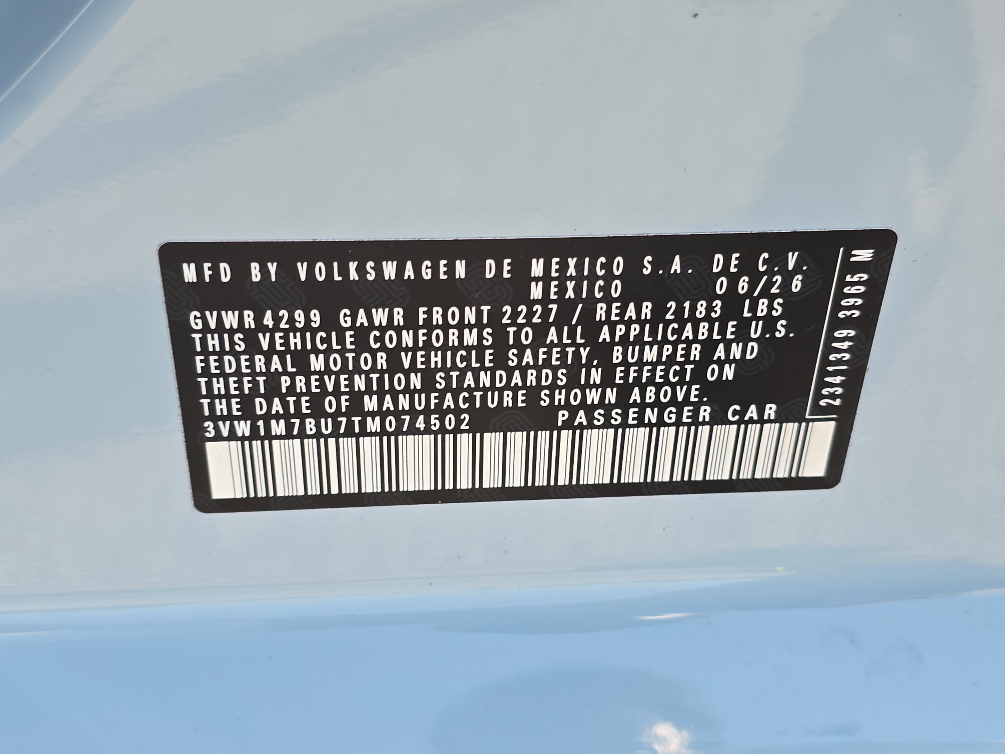 New 2026 Volkswagen Jetta GLI Autobahn FWD image 33