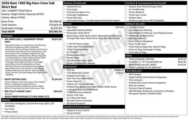New 2026 RAM 1500 Big Horn image 4