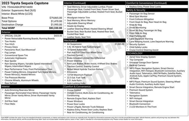 Used 2023 Toyota Sequoia Capstone AWD/4WD image 26