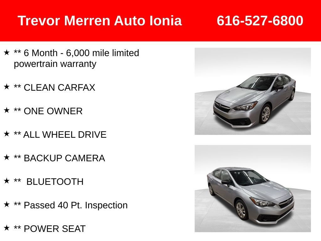 Used 2022 Subaru Impreza 2.0i AWD/4WD image 7