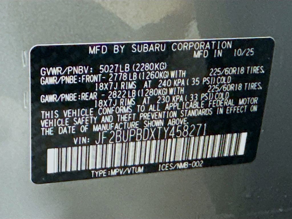 Certified 2026 Subaru Outback Premium image 42