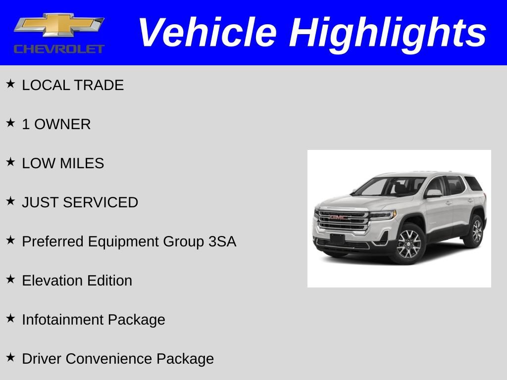 Certified 2023 GMC Acadia SLE w/ Driver Convenience Package FWD image 2