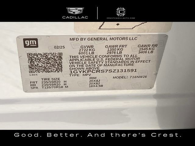 Certified 2025 Cadillac XT6 Premium Luxury w/ Technology Package image 36