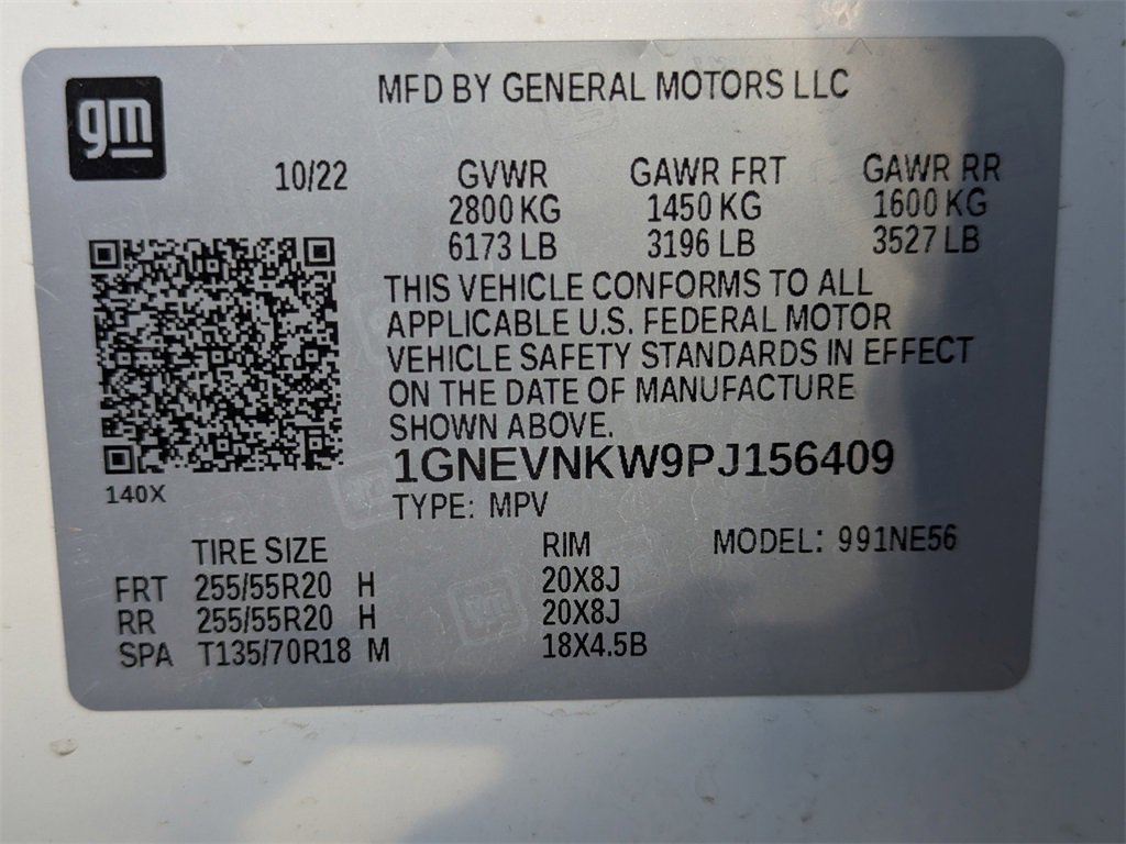 Used 2023 Chevrolet Traverse High Country w/ LPO, 'HIT The Road' Package image 53