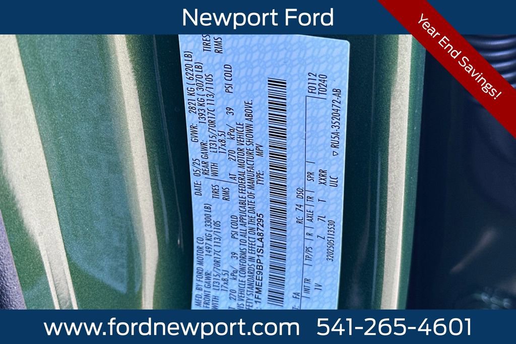 New 2025 Ford Bronco Badlands w/ Sasquatch Package image 32