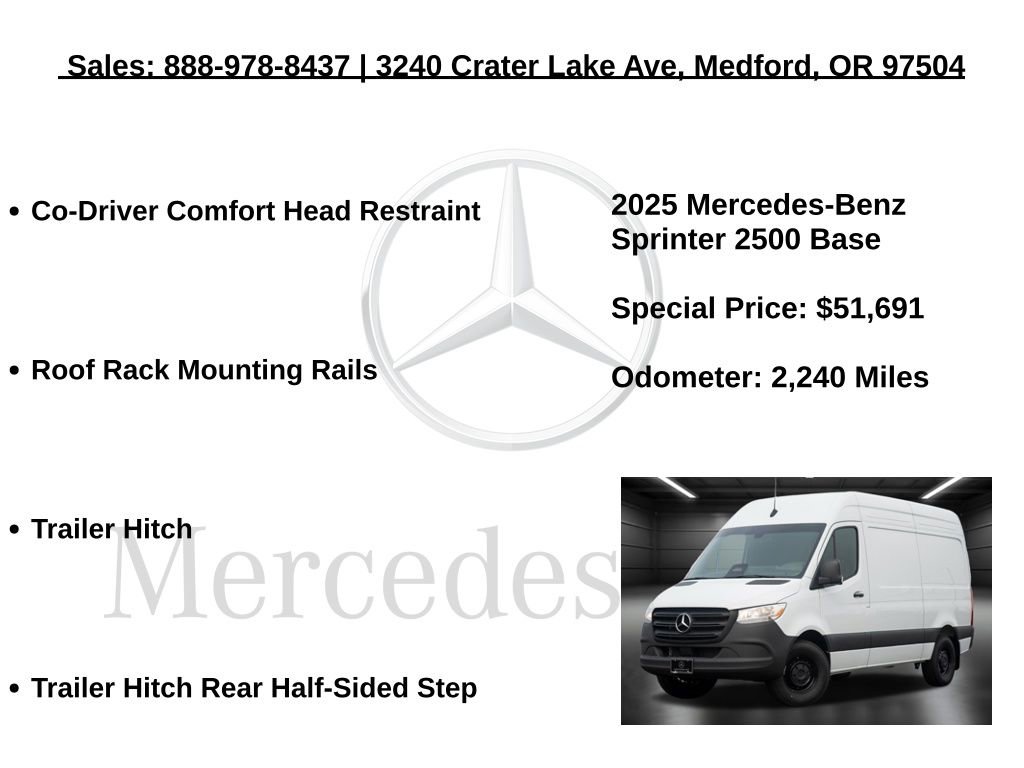 Used 2025 Mercedes-Benz Sprinter 2500 image 25