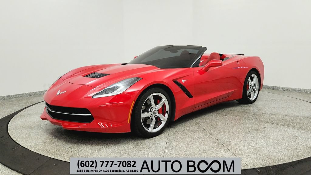 Used 2014 Chevrolet Corvette Stingray Convertible w/ 3LT Preferred Equipment Group RWD image 1