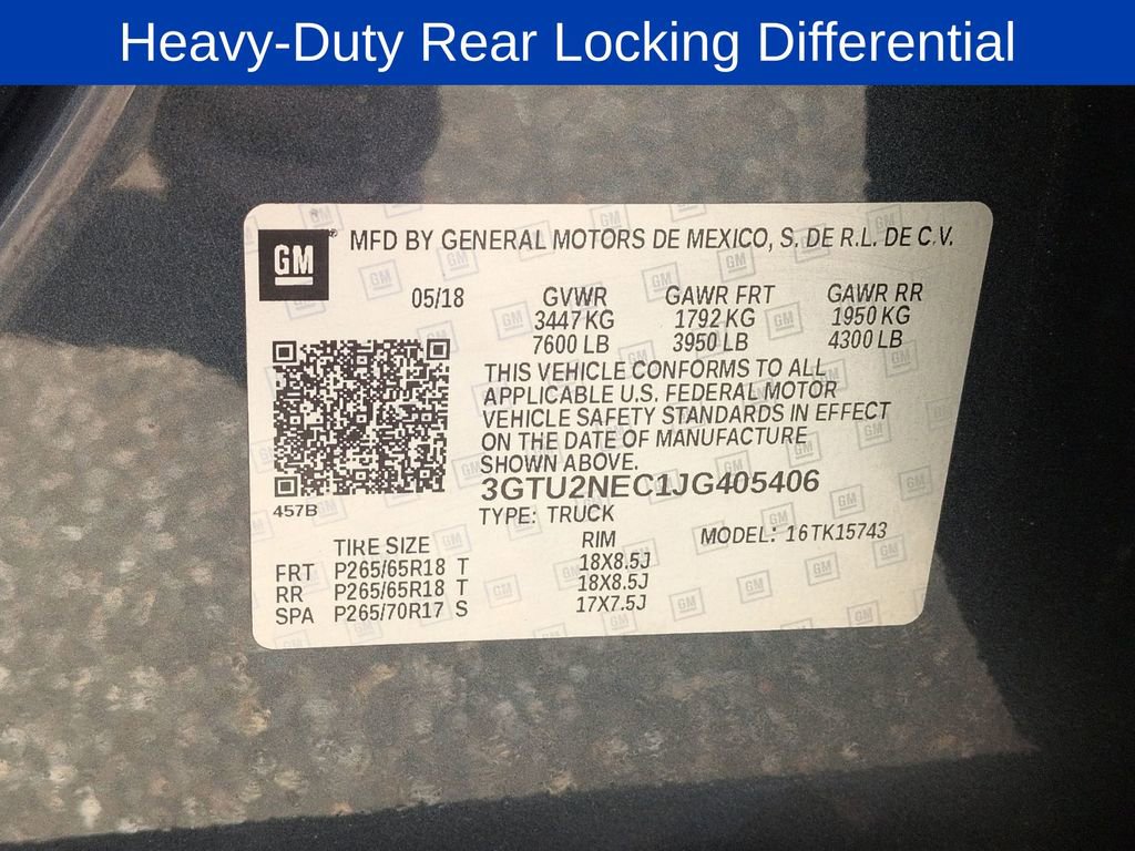 Used 2018 GMC Sierra 1500 SLT w/ Max Trailering Package AWD/4WD image 25