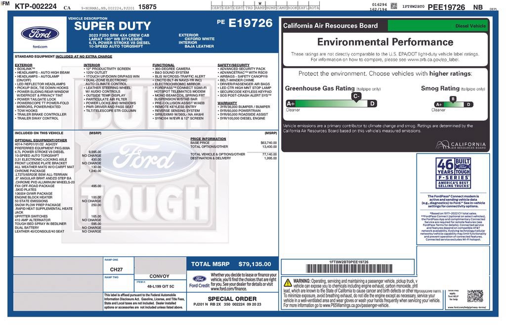 Used 2023 Ford F250 Lariat w/ Chrome Package AWD/4WD image 8