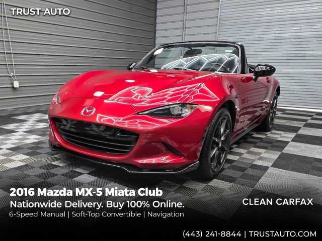 Used 2016 MAZDA MX-5 Miata Club
