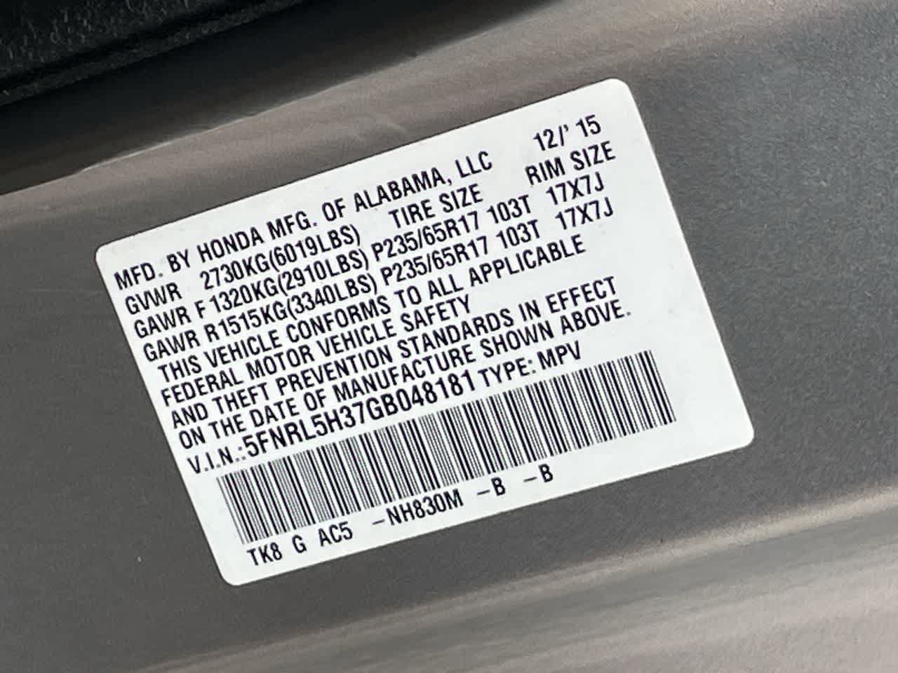 Used 2016 Honda Odyssey SE image 30