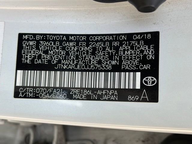 Used 2018 Toyota Corolla iM w/ Carpet Mat Package (TMS) image 19