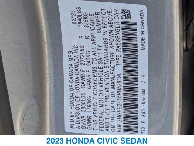 Certified 2023 Honda Civic Sport image 26