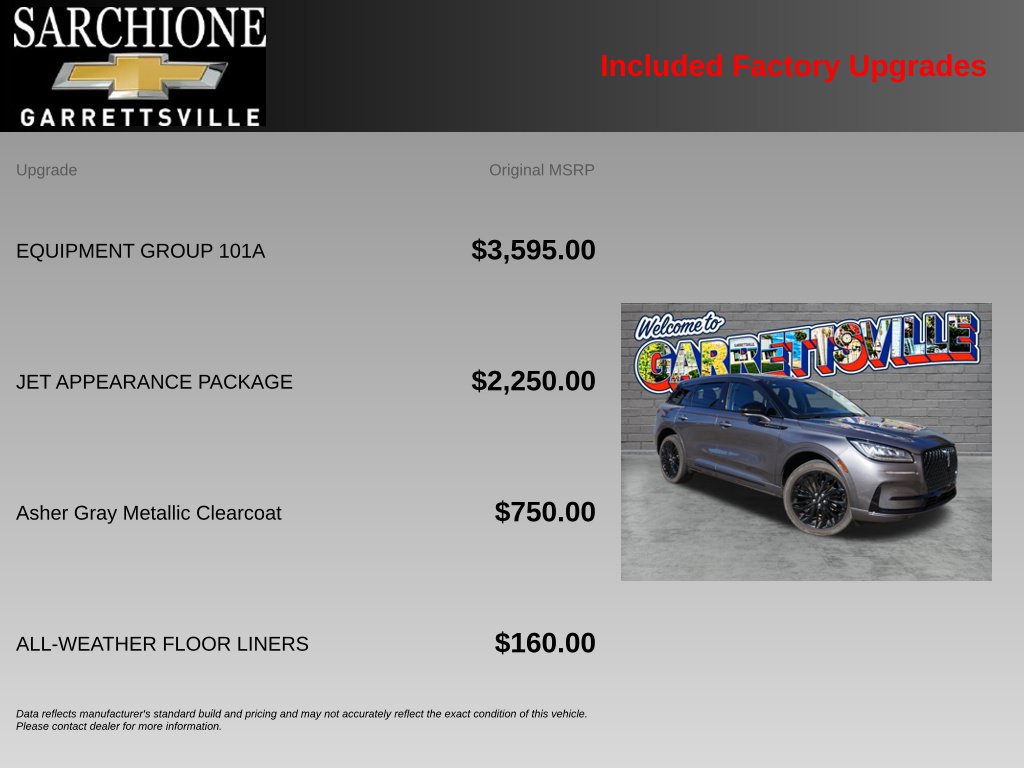 Used 2024 Lincoln Corsair AWD w/ Equipment Group 101A image 5