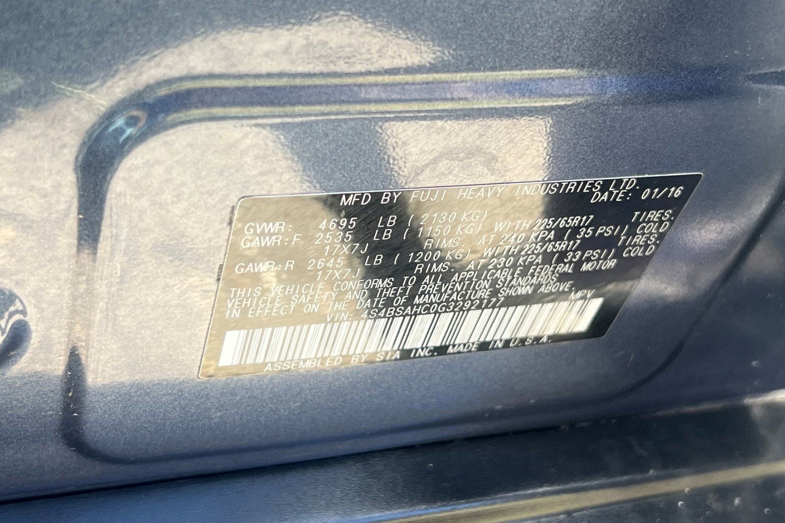 Used 2016 Subaru Outback 2.5i Premium image 27