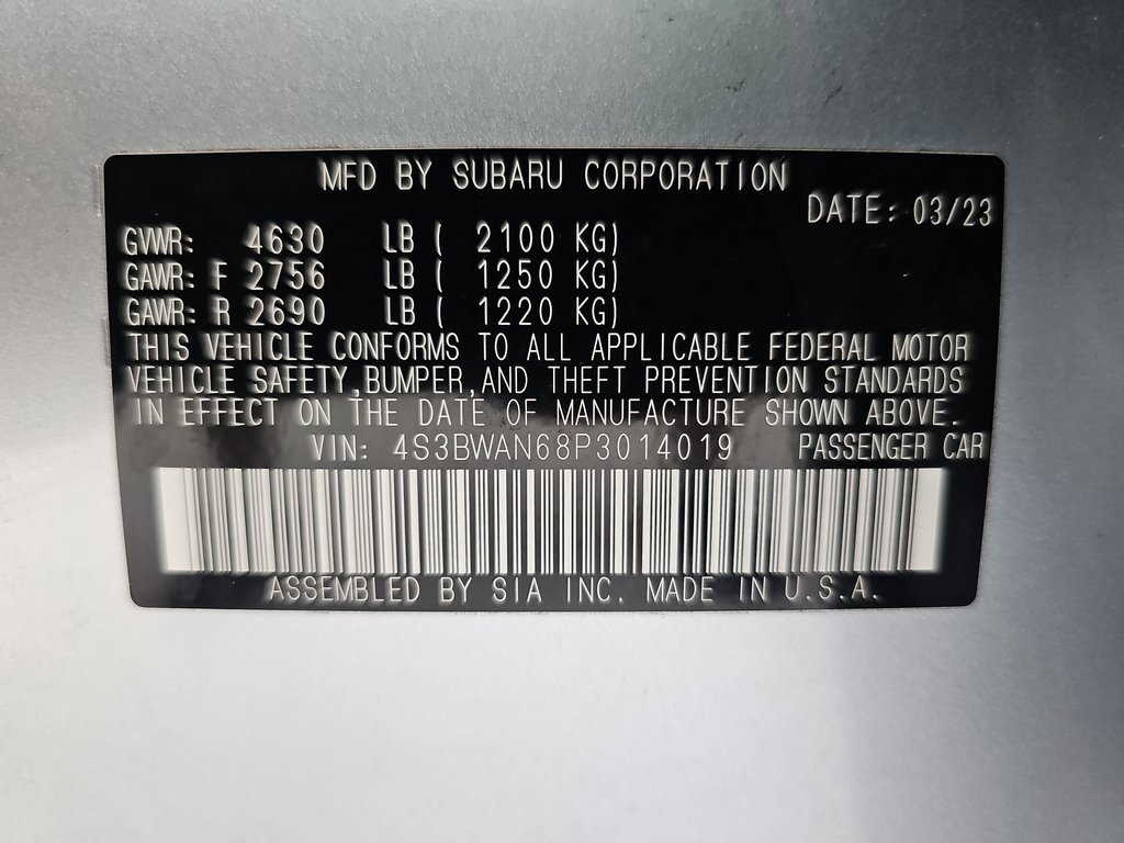Used 2023 Subaru Legacy Limited image 46