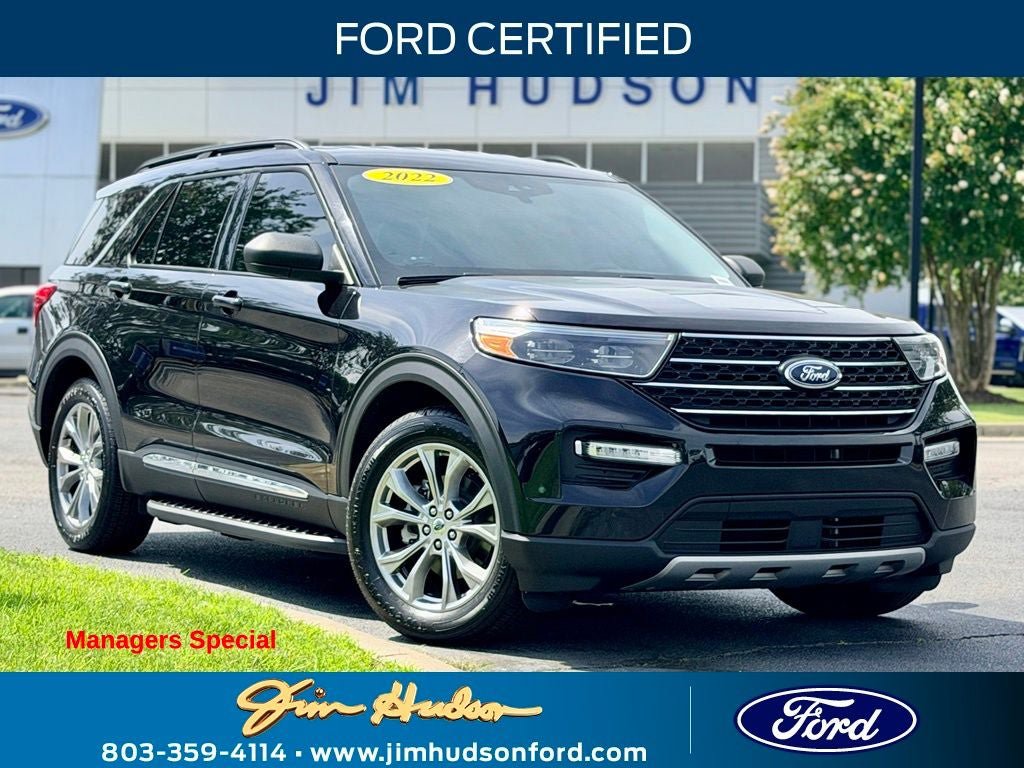 Certified 2022 Ford Explorer XLT w/ Equipment Group 202A RWD image 1