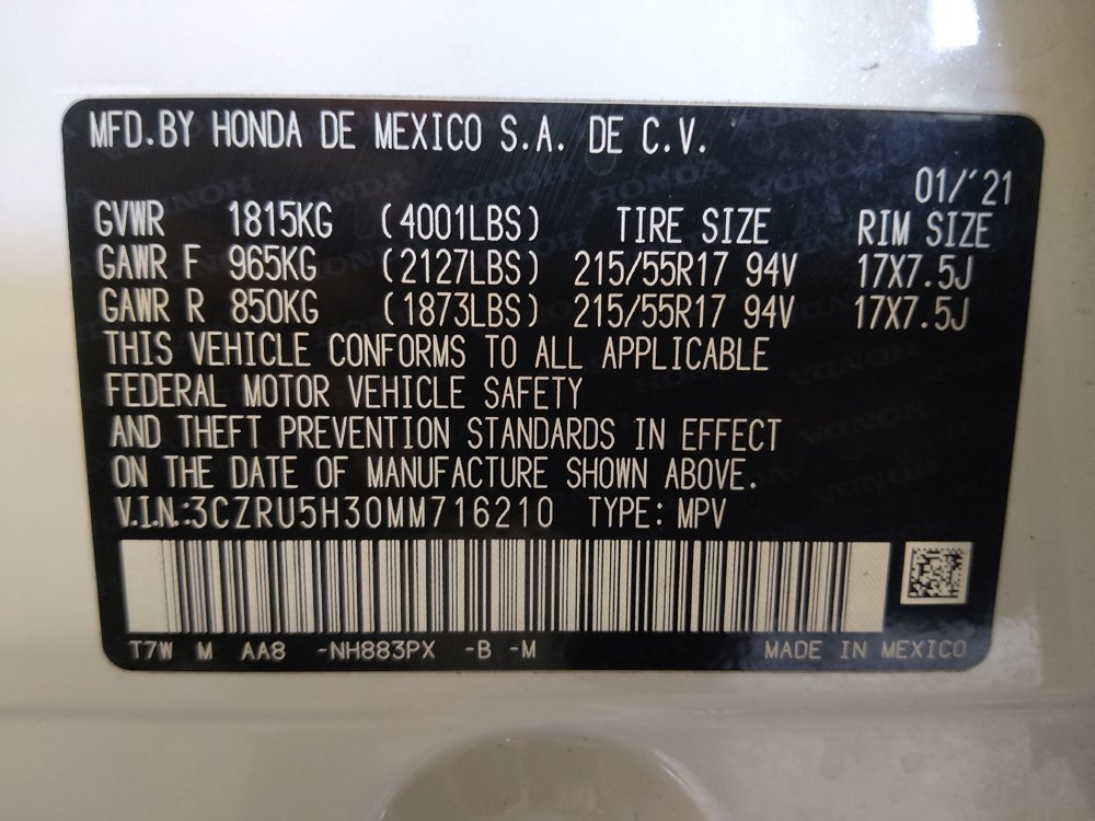 Used 2021 Honda HR-V LX image 33