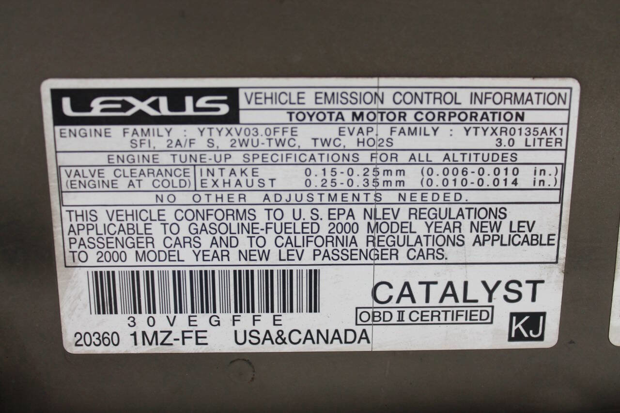 Used 2000 Lexus RX 300 4WD image 15