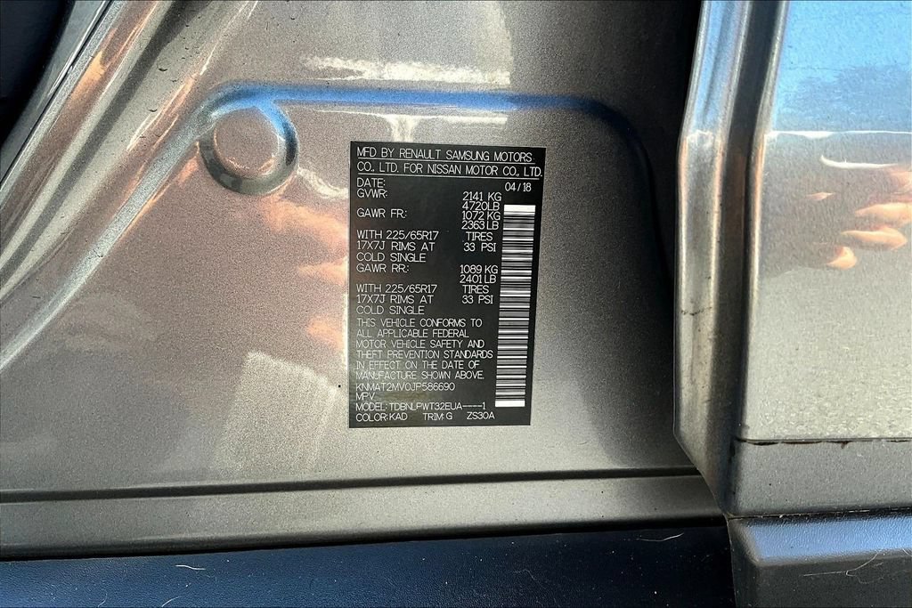 Used 2018 Nissan Rogue S AWD/4WD image 16