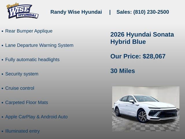 New 2026 Hyundai Sonata Blue image 10