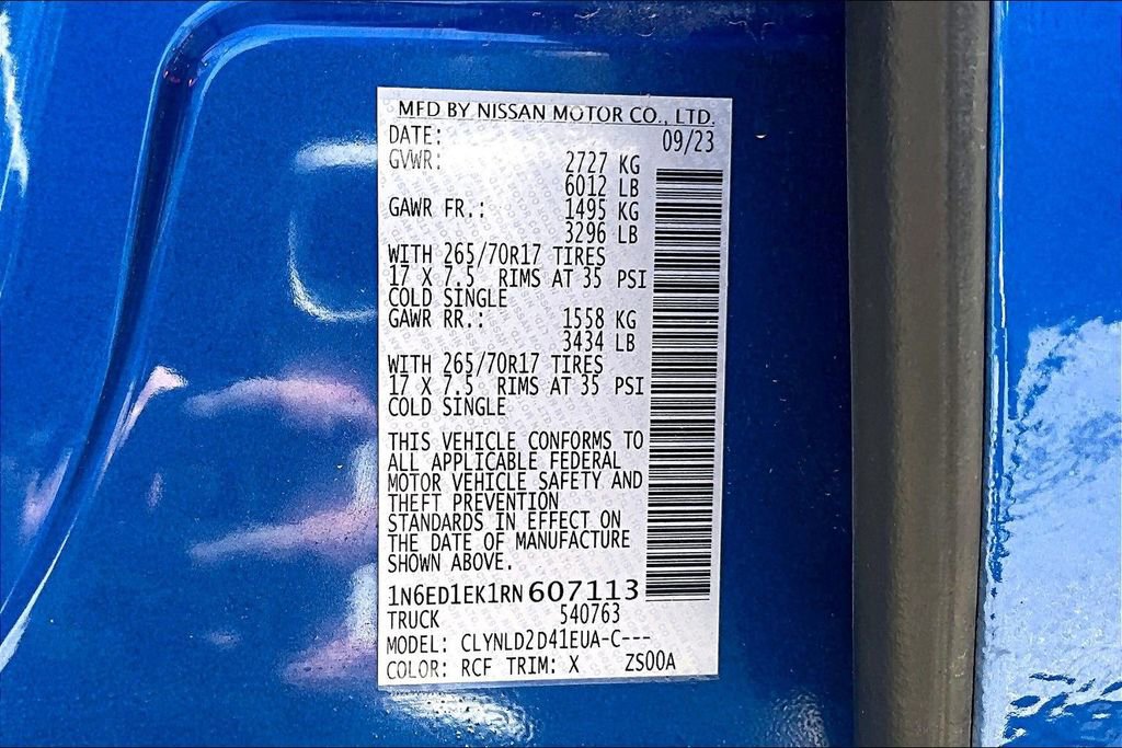 Used 2024 Nissan Frontier PRO-4X w/ Pro Convenience Package image 36