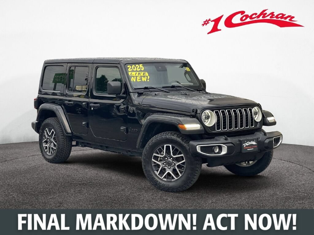 Used 2025 Jeep Wrangler Unlimited Sahara AWD/4WD image 1