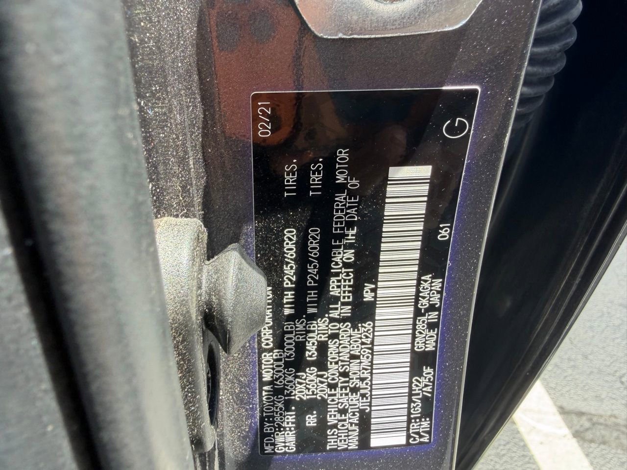 Used 2021 Toyota 4Runner Nightshade AWD/4WD image 3
