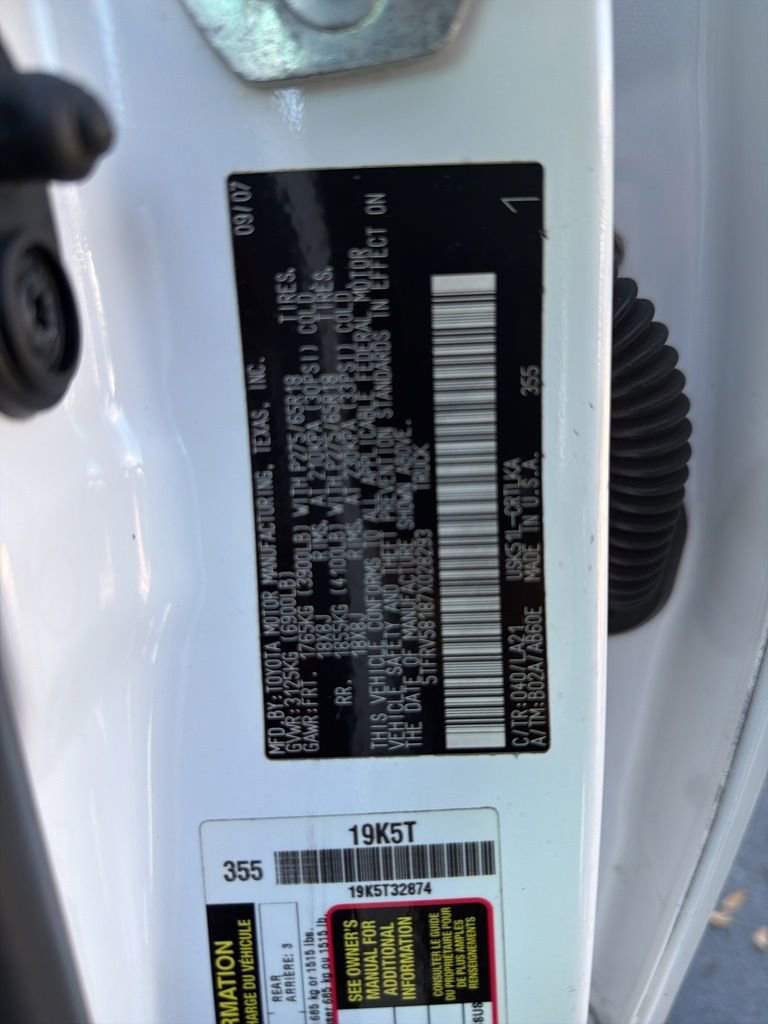 Used 2007 Toyota Tundra Limited image 15