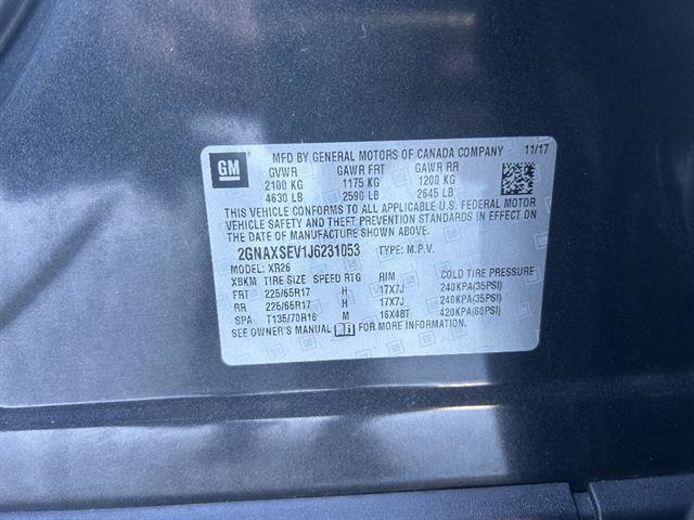 Certified 2018 Chevrolet Equinox LT image 36