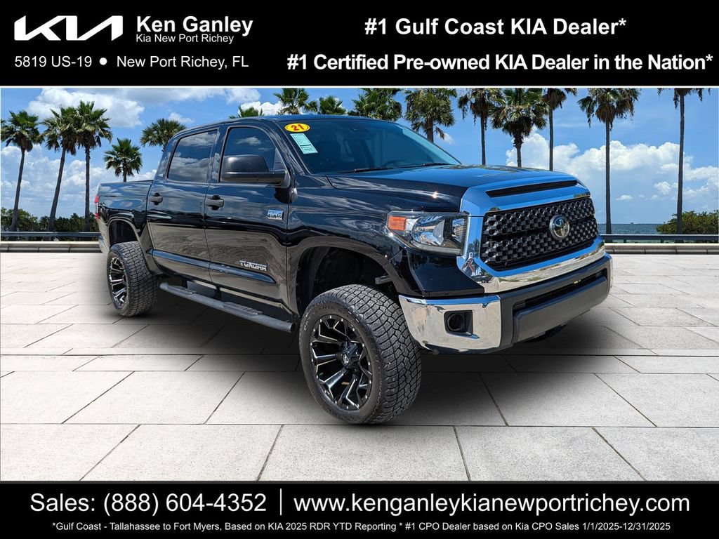 Used 2021 Toyota Tundra SR5 w/ SR5 Leather Package RWD image 1
