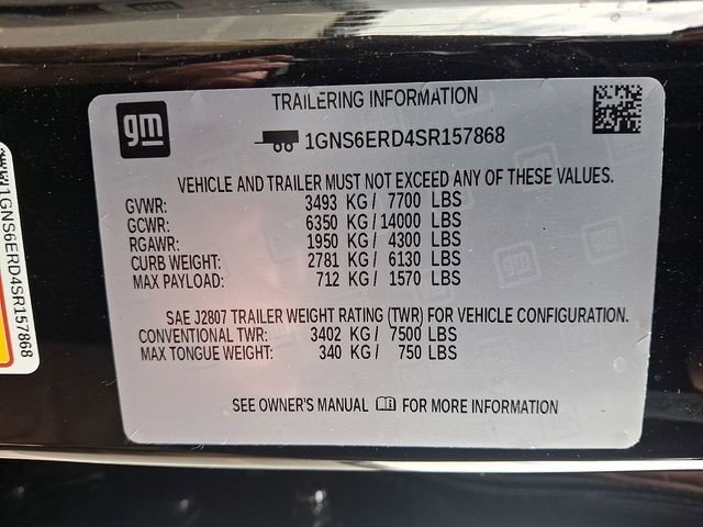 Certified 2025 Chevrolet Suburban RST w/ Comfort Package image 24