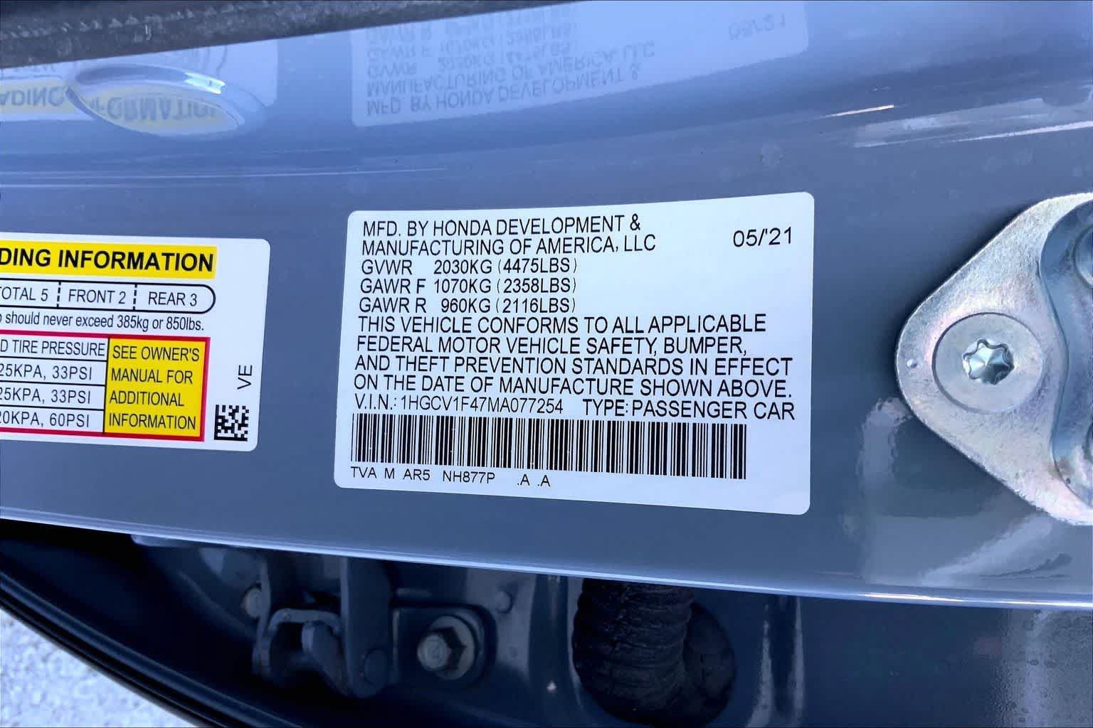 Used 2021 Honda Accord Sport Special Edition image 20