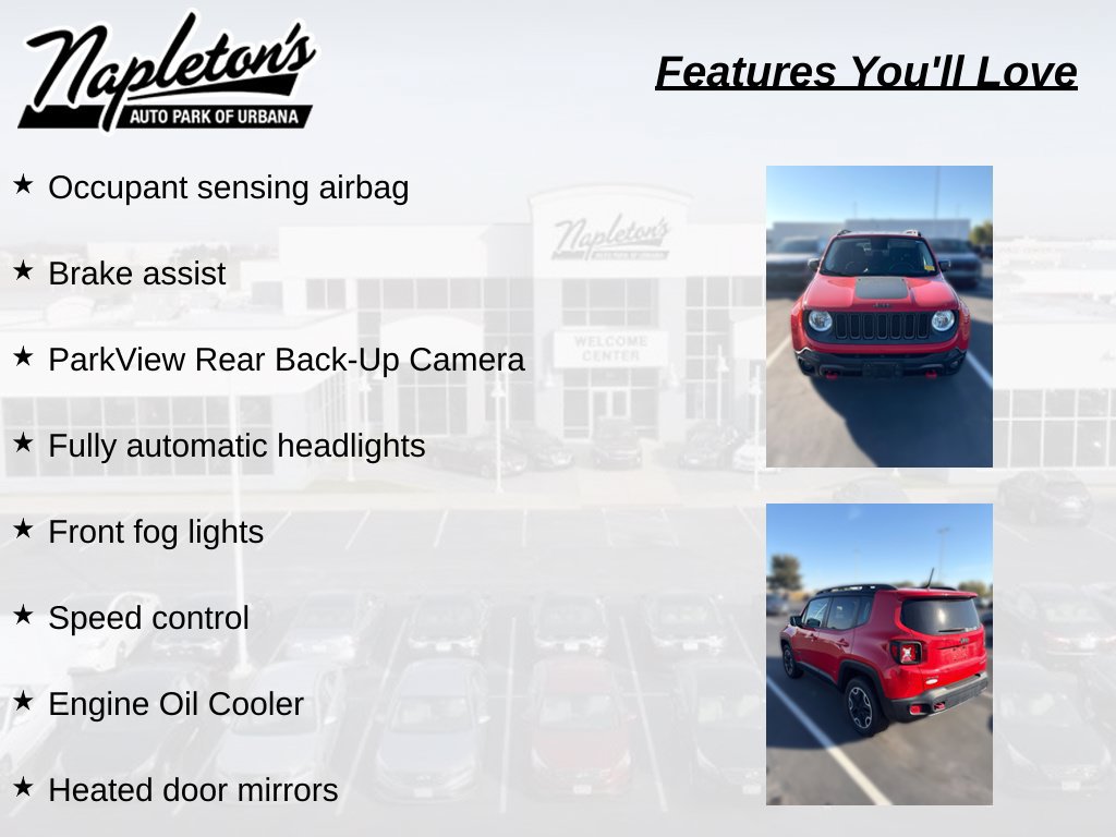 Used 2015 Jeep Renegade Trailhawk w/ Cold Weather Group AWD/4WD image 6
