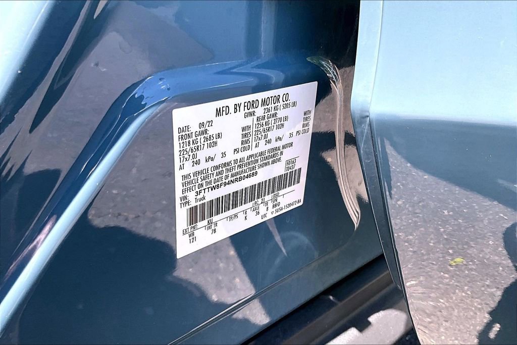 Used 2022 Ford Maverick XLT w/ Equipment Group 300A Standard image 14